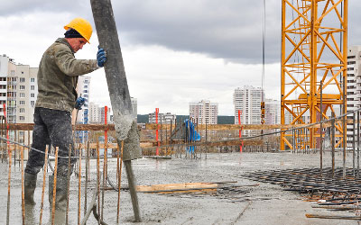 Заливка бетона